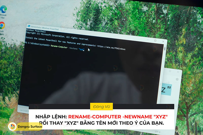 Sử dụng PowerShell