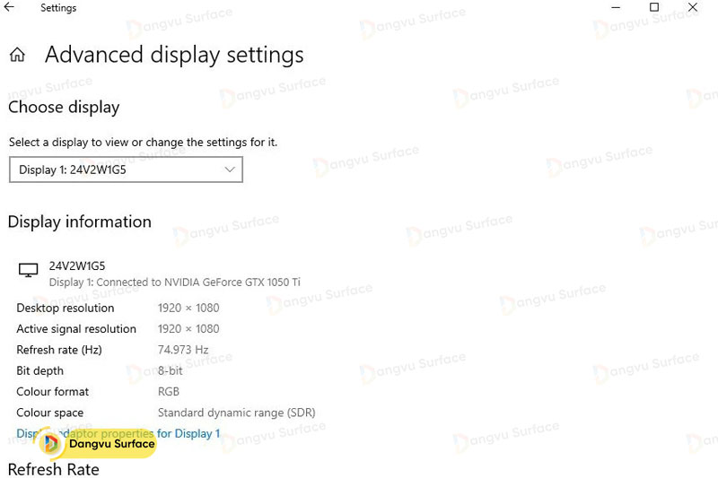 Kiểm tra bằng Cài đặt