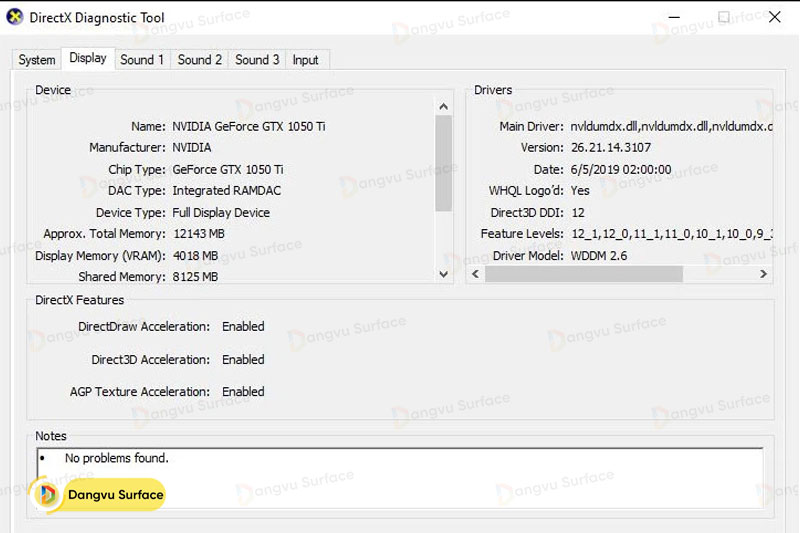 Công cụ chẩn đoán Direct X
