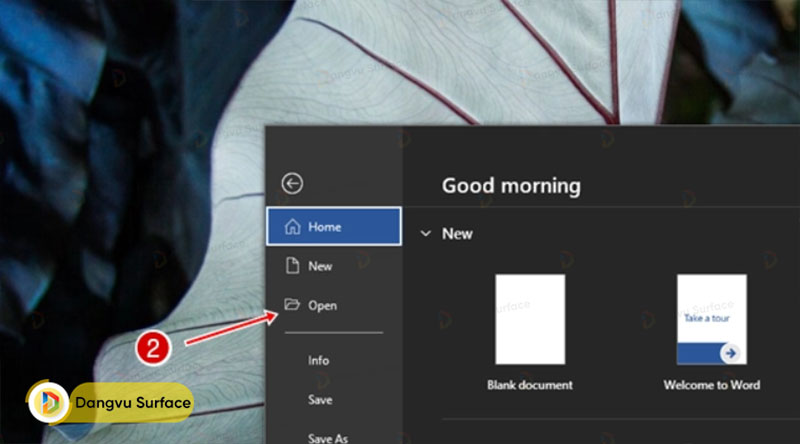 Cách lấy lại file Word chưa lưu bằng nút Khôi phục tài liệu chưa lưu