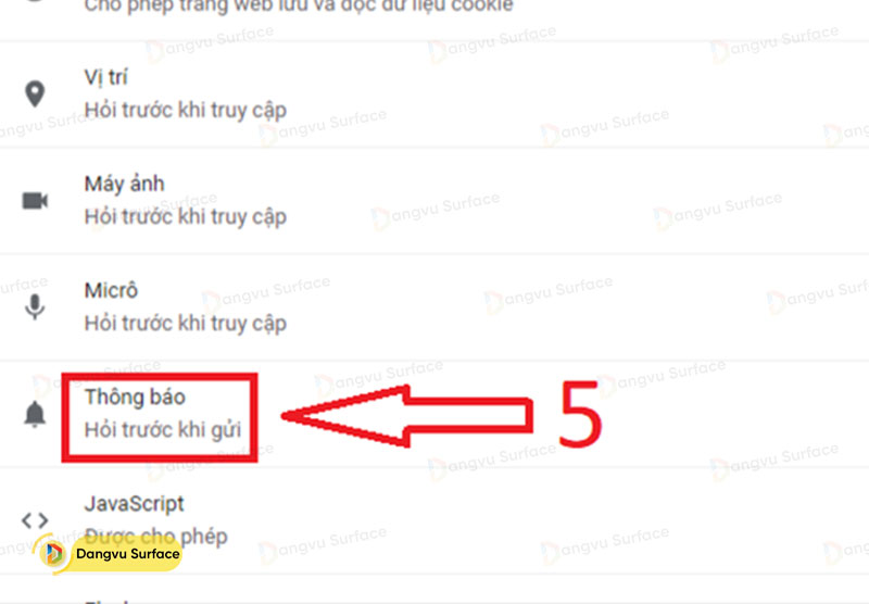 Cách Tắt Thông Báo Google Chrome Trên Surface Chạy Windows 10