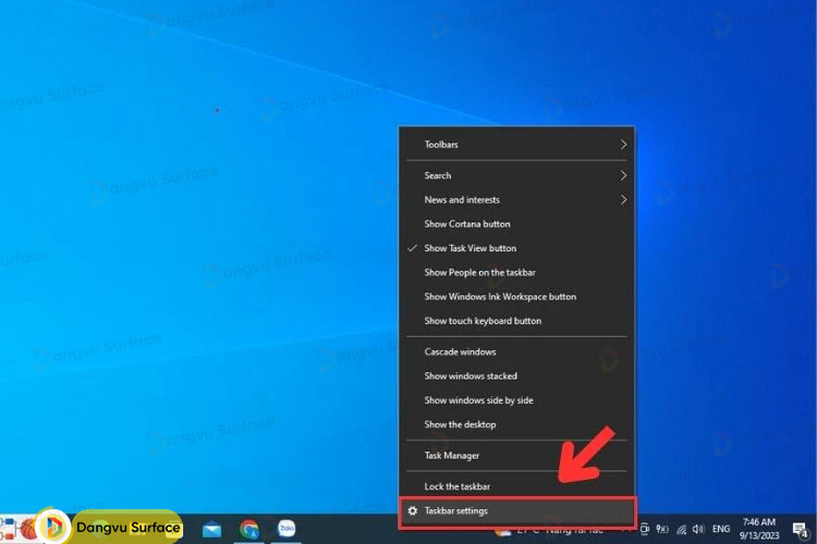 Cách chỉnh thanh công cụ trên màn hình máy tính bằng Taskbar Properties