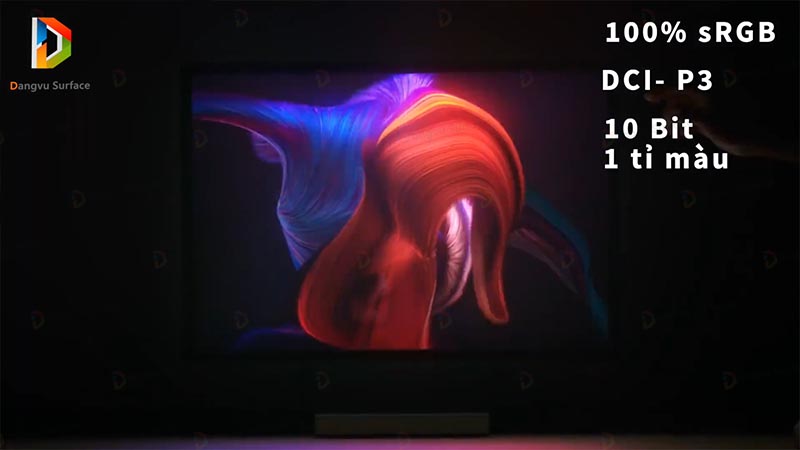 Surface Studio 1 được trang bị cả tiêu chuẩn DCI-P3, tiêu chuẩn cao nhất để chỉnh sửa hình ảnh
