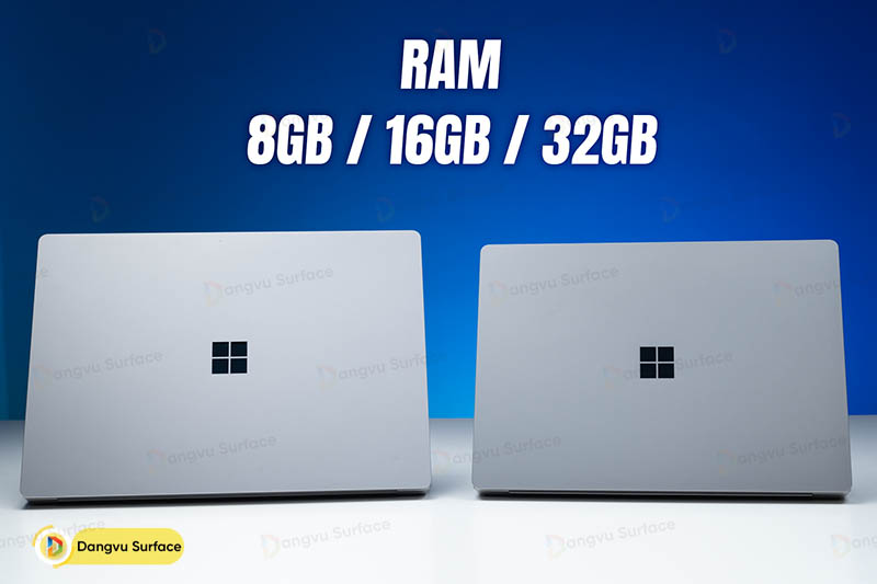 Tùy chọn Ram trên Surface Laptop 4