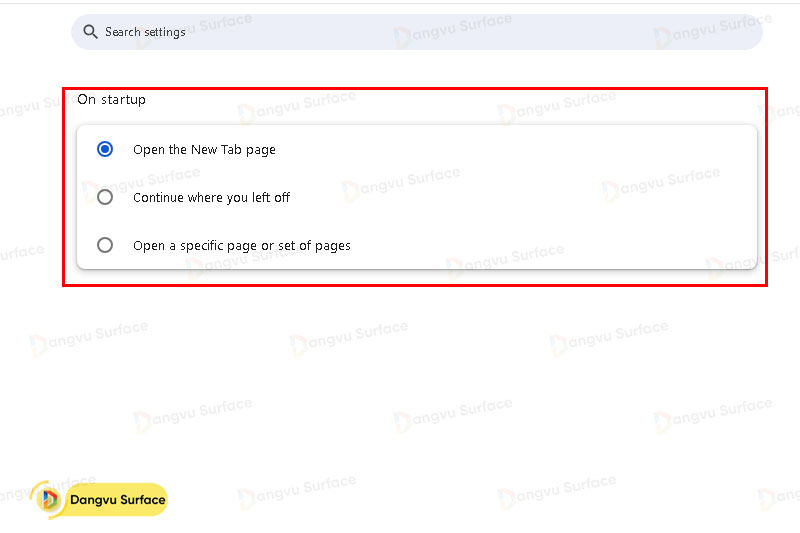 Tùy chỉnh thiết lập khởi động