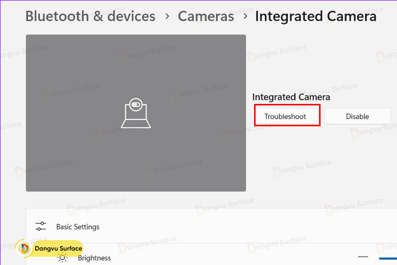 Chạy Camera Troubleshooter