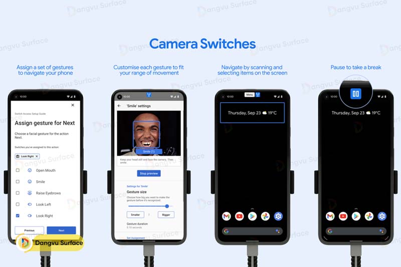 Bằng cách nhíu mày hoặc mỉm cười, bạn đã thao tác được trên các mẫu smartphone