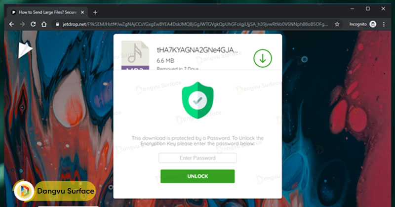 Gửi Tệp Nhanh Tới 10GB Với Jetdrop