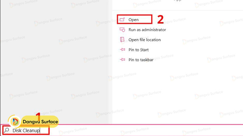 Sử Dụng Công Cụ Disk Cleanup