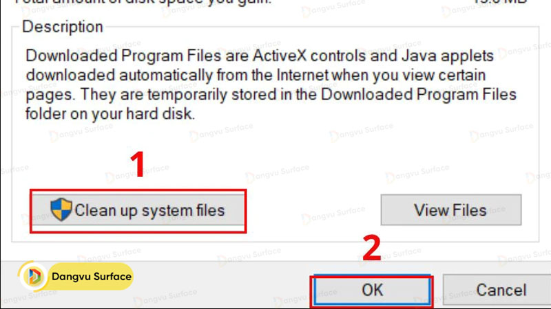 Sử Dụng Công Cụ Disk Cleanup