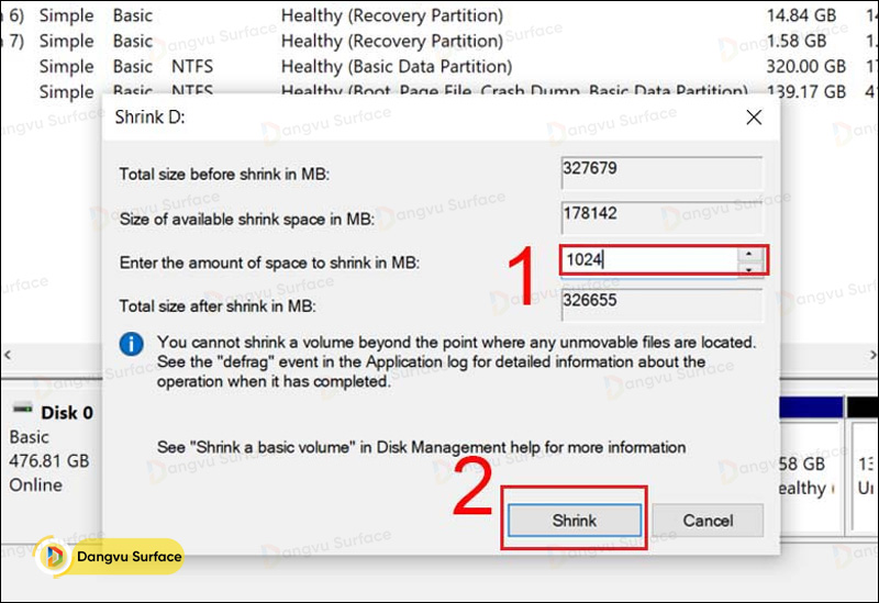 Hướng dẫn chia ổ trên Windows 10