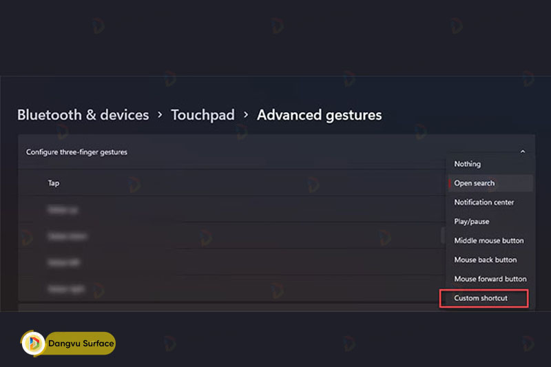 Cách tùy chỉnh cử chỉ ba ngón tay trên hệ điều hành Windows 11