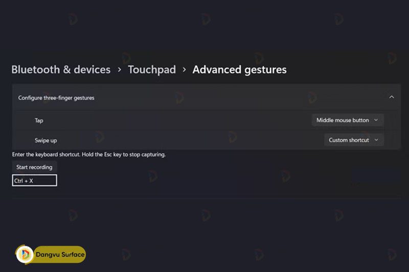 Cách tùy chỉnh cử chỉ ba ngón tay trên hệ điều hành Windows 11