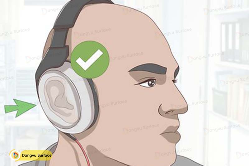 Cách đeo tai nghe Headphone
