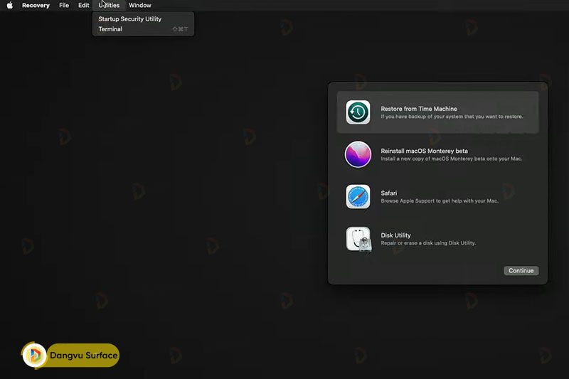 Sử dụng Terminal