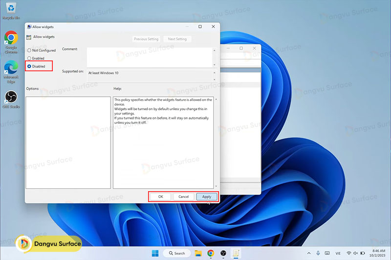Hướng dẫn tắt Widget tin tức trên windows 11 cực dễ dàng
