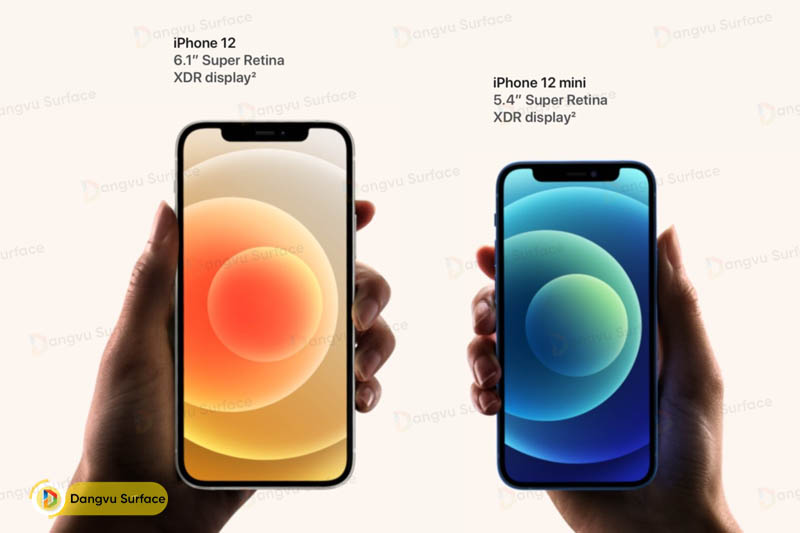 Lần này Apple cho thêm sự xuất hiện của 1 dòng Mini. Với kích thước màn hình chỉ 5.4inch