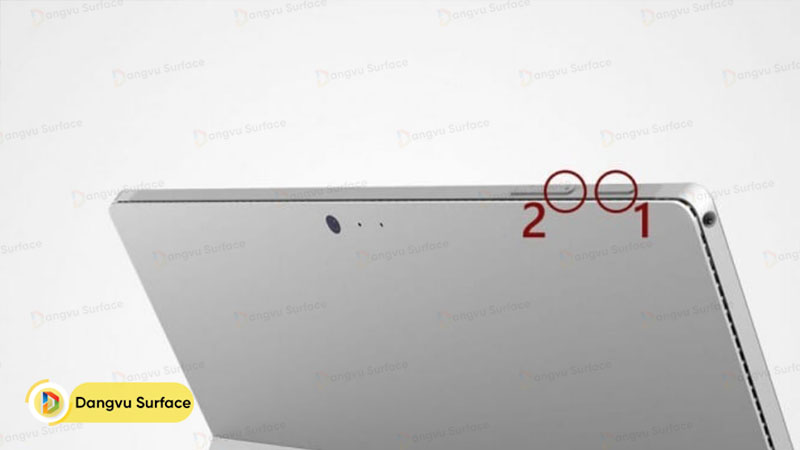 Nhấn giữ nút nguồn và nút tăng âm lượng đến khi hiển thị logo Windows (tầm 30s).