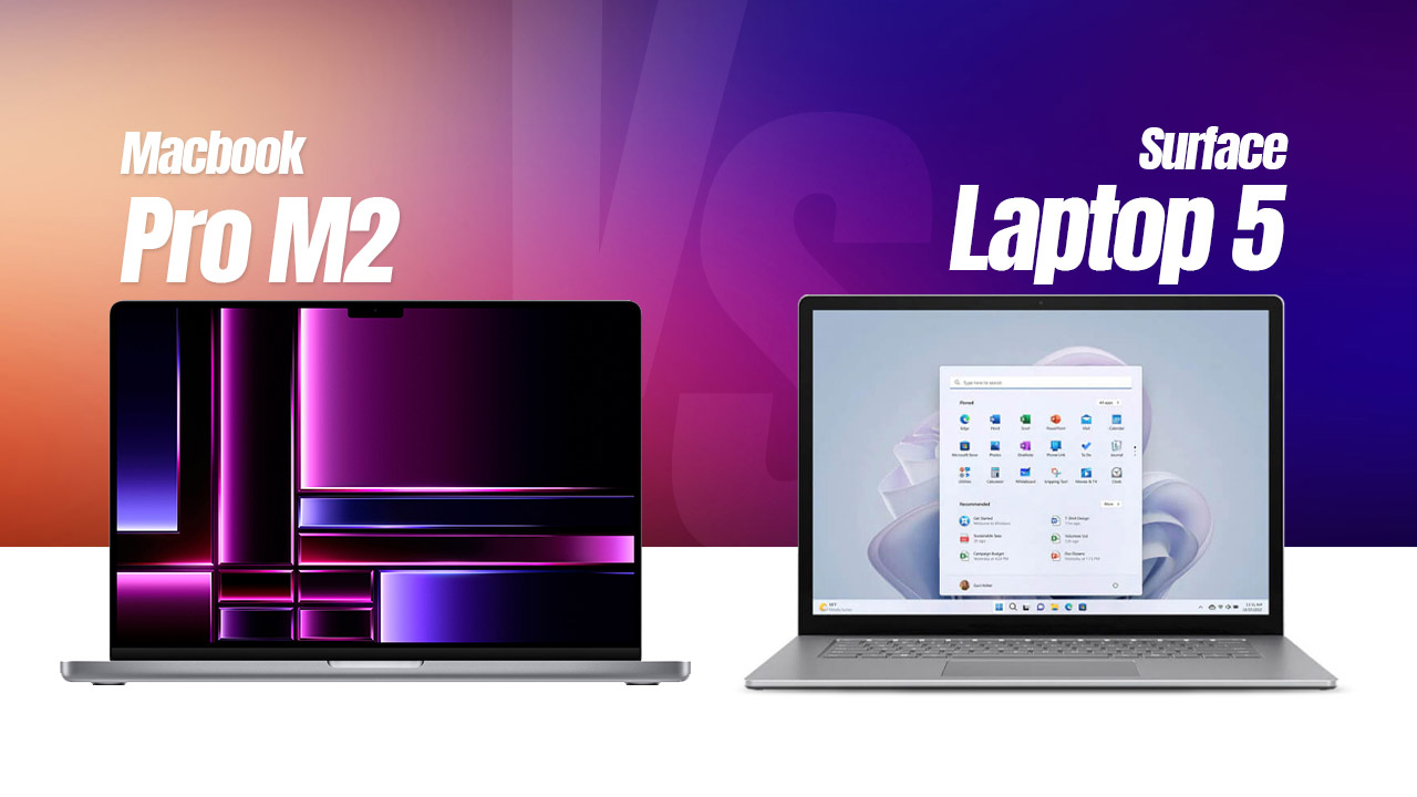Macbook Pro 13 M2 vs Surface Laptop 5 13