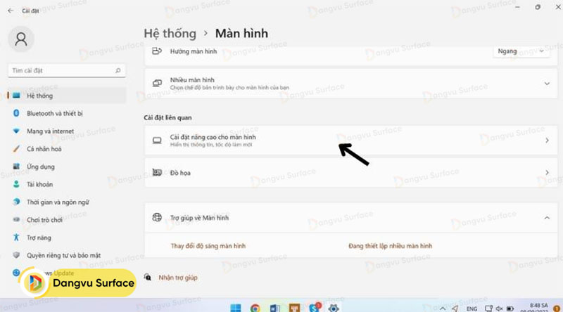 Cách chỉnh tốc độ làm tươi màn hình trên Windows 11 rất đơn giản