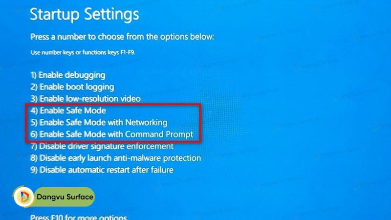 Khởi Động Lại Ở Chế Độ An Toàn