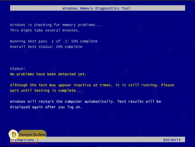 Hướng dẫn về cách sử dụng Công cụ chẩn đoán bộ nhớ của Windows