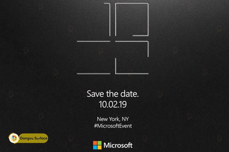 Giấy mời tham gia sự kiện 2-10 của Microsoft