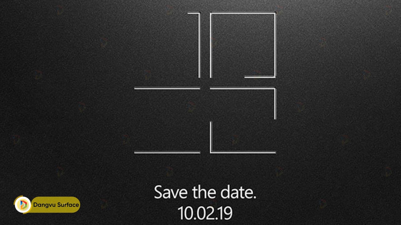 Microsoft phát giấy mời đến sự kiện ra mắt Surface 2019