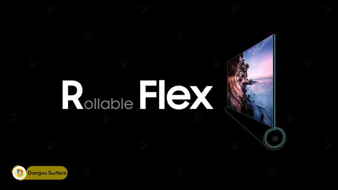 Samsung Display Ra mắt màn hình di động cuộn Rollable Flex