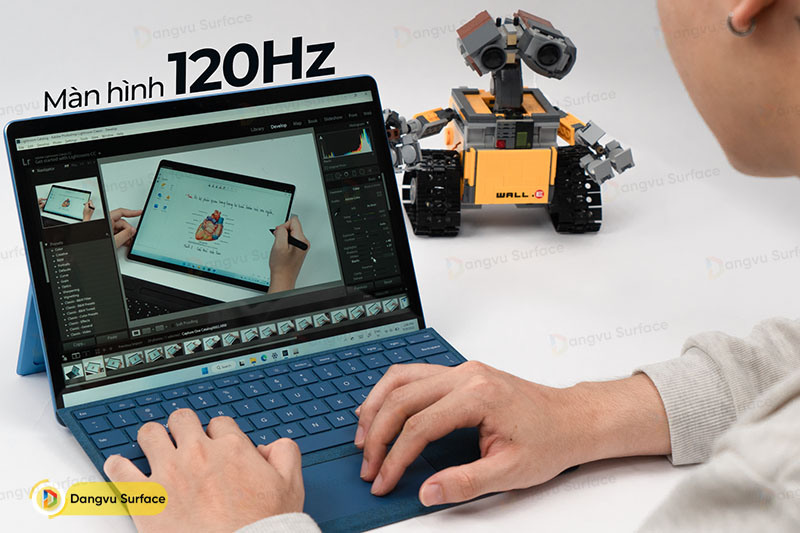 Tần số quét lên đến 120Hz giúp hiển thị rõ nét