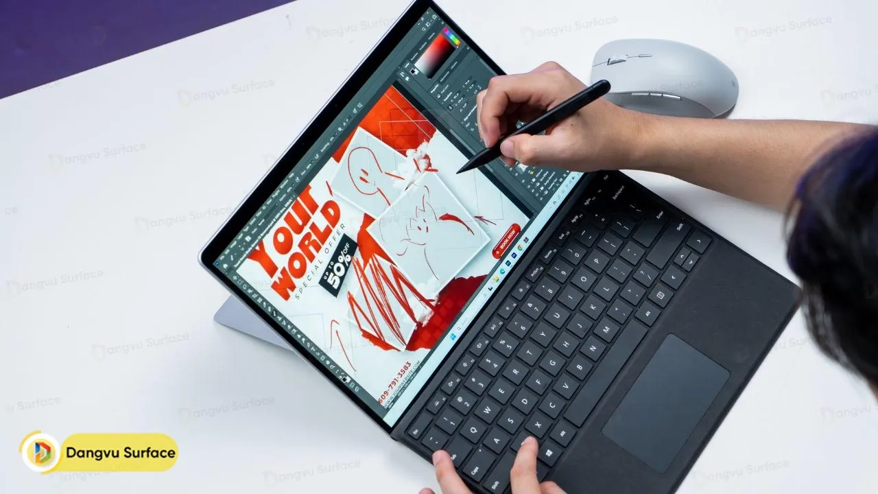 Sử Dụng Adobe Photoshop Trên Surface Pro 9 Sẽ Ra Sao