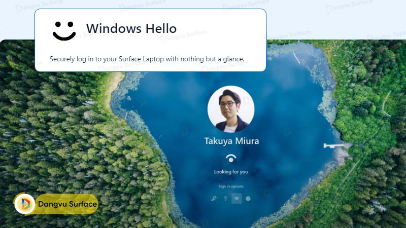 Camera hỗ trợ nhận diện khuôn mặt Windows Hello