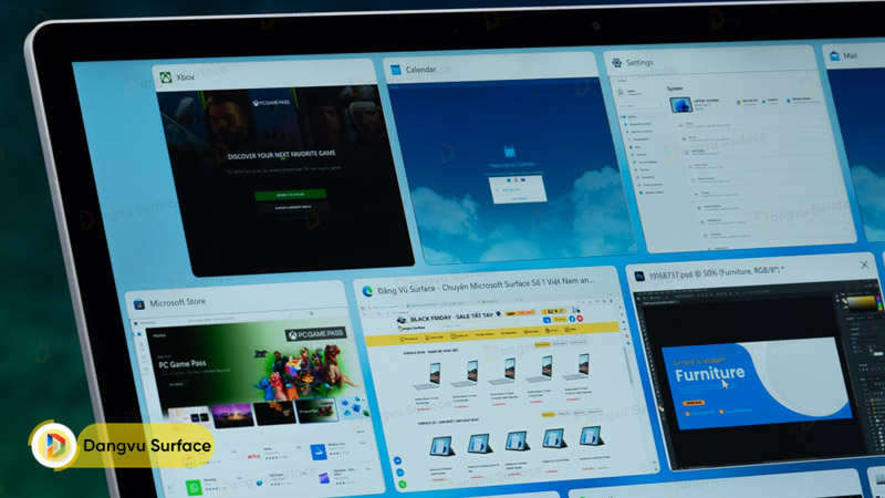 Một chút điểm hạn chế đò là Microsoft chưa thực sự chăm chú với phần viền bezel
