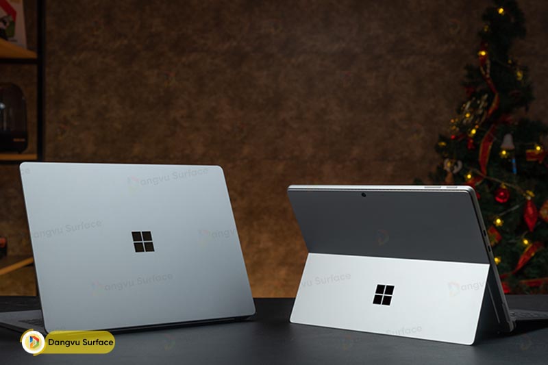 So sánh ngoại hình thiết kế giữa Surface Pro 9 vs Surface Laptop 5