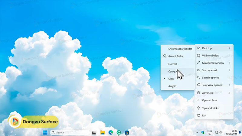 Cách tạo thanh Taskbar trong suốt trên Windows 11 bằng TranslucentTB