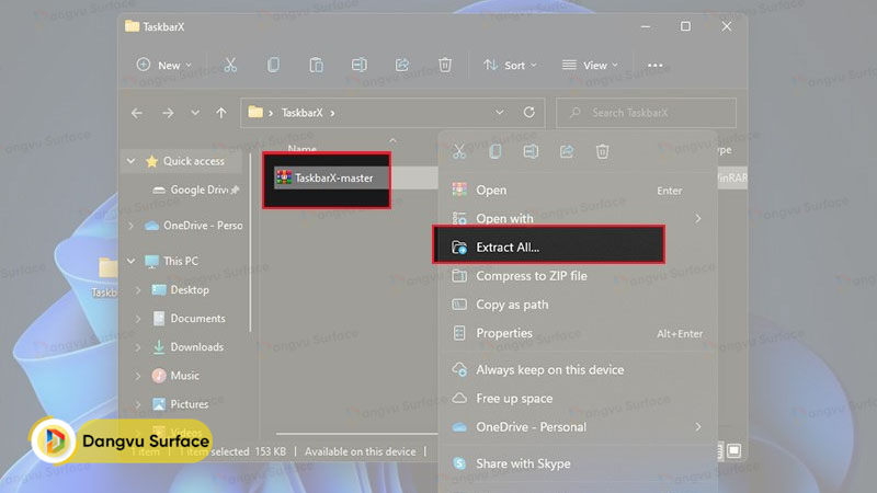 Cách làm trong suốt thanh Taskbar trên Windows 11 bằng TaskbarX