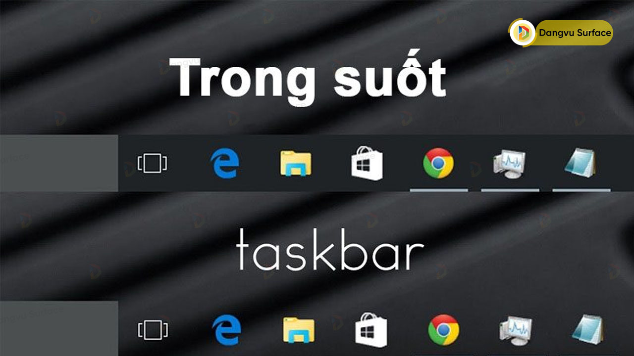 Tạo Taskbar Trong Suốt Trên Surface Pro 9 Với Thao Tác Cực đơn Giản