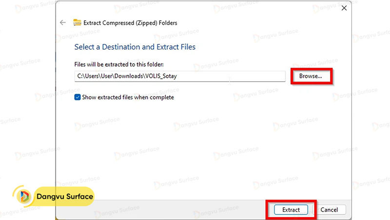 Cách giải nén tệp Zip