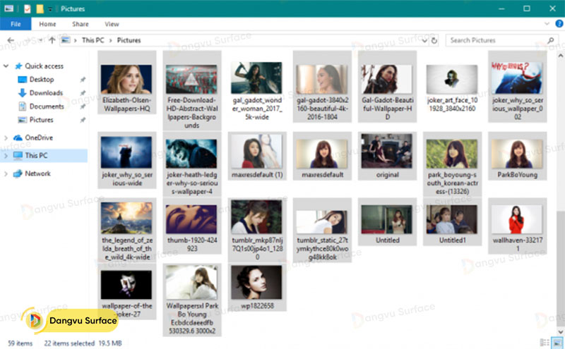 Thay đổi Kích Thước ảnh Hàng Loạt Trên Surface