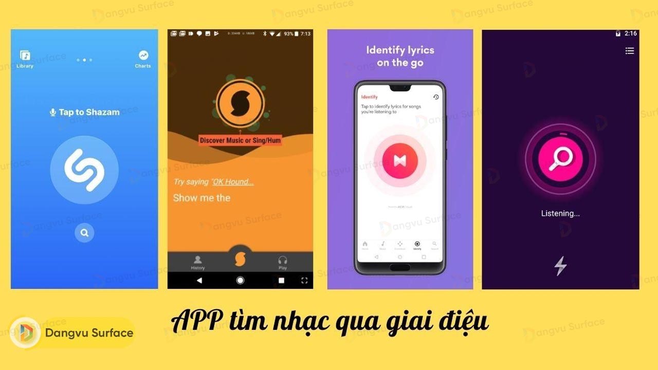Top 3 phần mềm nghe nhạc tìm bài hát chính xác nhất trên điện thoại
