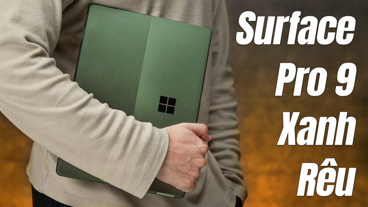 Trên tay Surface Pro 9 Xanh Rêu