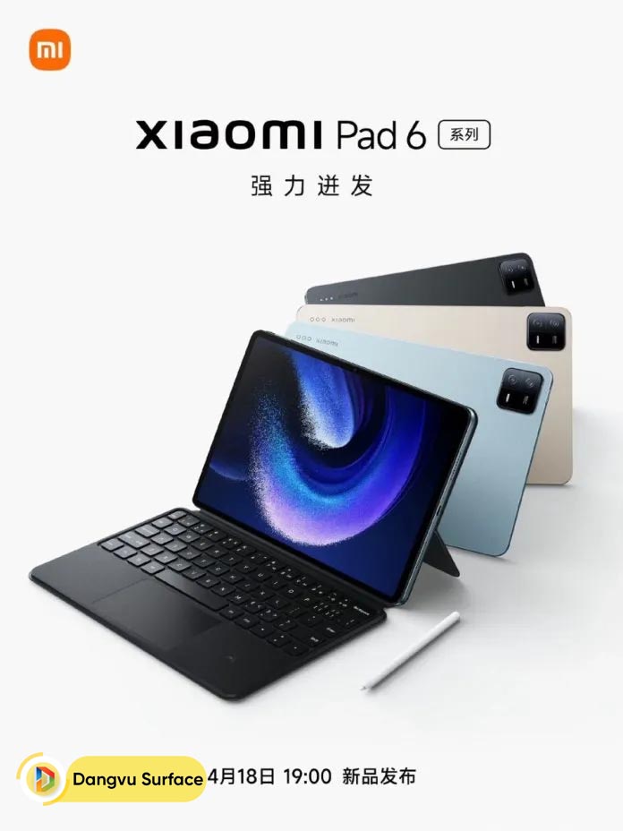 Poster công bố Xiaomi Pad 6