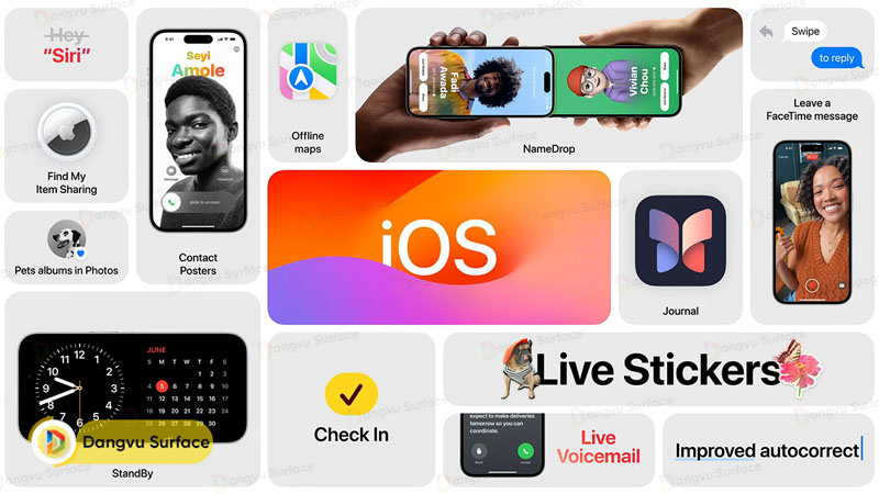 Bạn có thể nâng cấp lên iOS17 để trải nghiệm những tính năng mới này