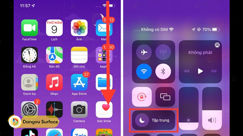 Kiểm tra tính năng 'Không làm phiền' có kích hoạt hay không