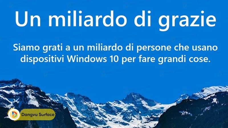 Microsoft gửi lời cảm ơn tới người dùng