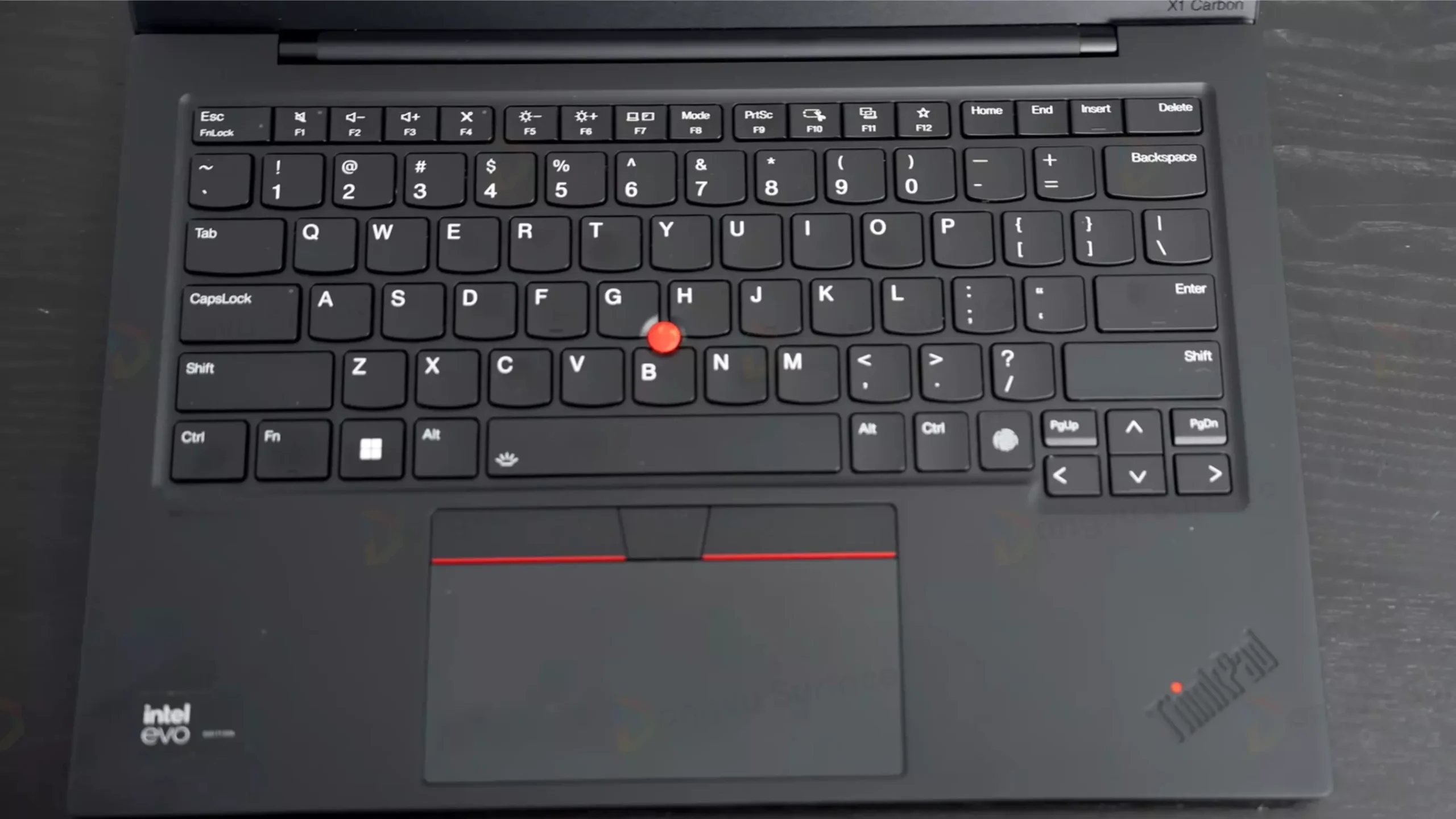 Bàn phím của ThinkPad X1 Carbon thế hệ 12