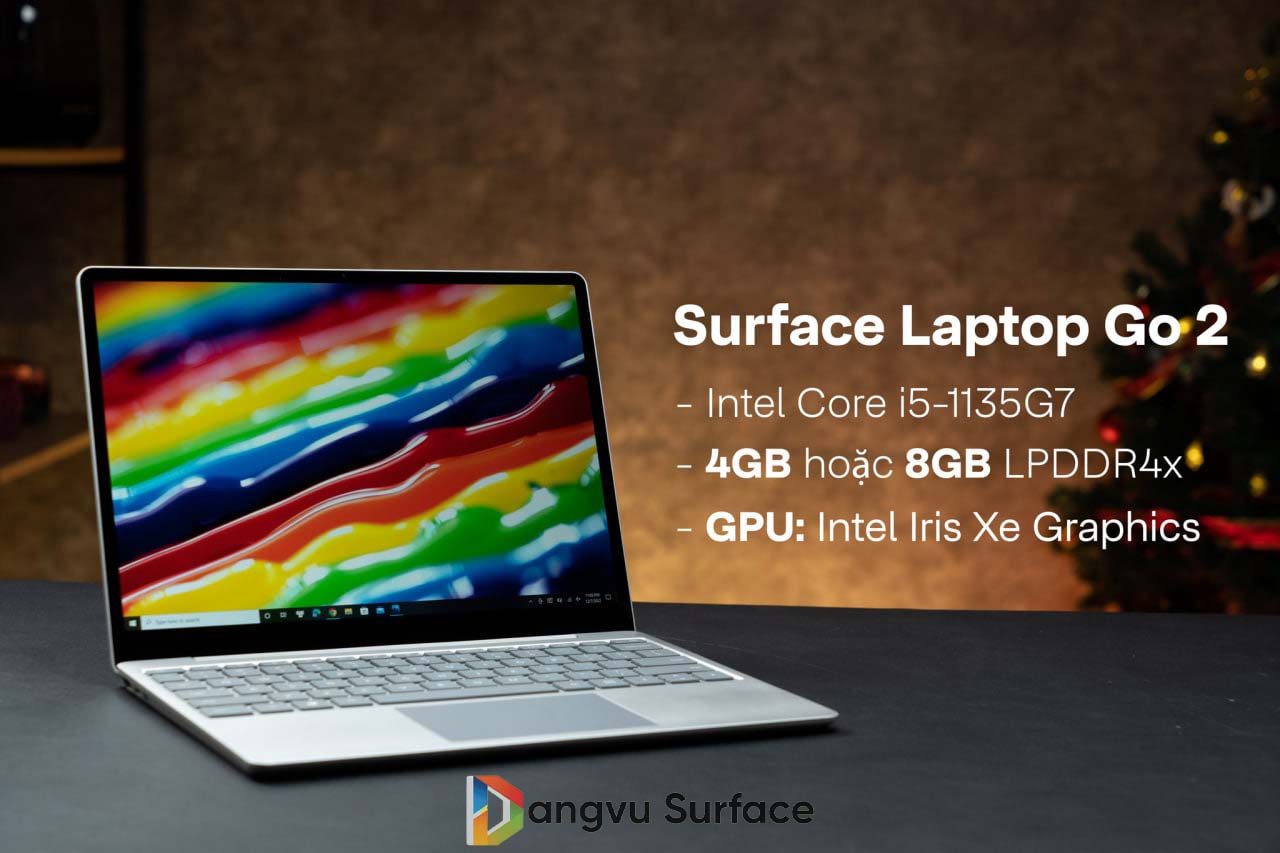 Surface Laptop Go gen 2 sử dụng Intel thế hệ 11 Core i5-1135G7