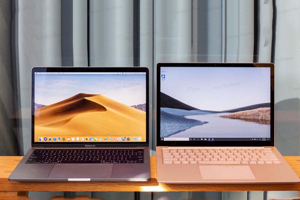 Surface Laptop Go 3 với Macbook Air M3