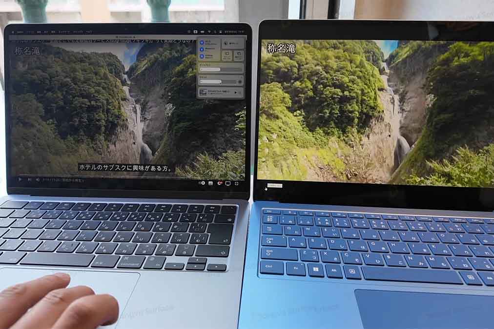 Surface Laptop Go 3 với Macbook Air M3