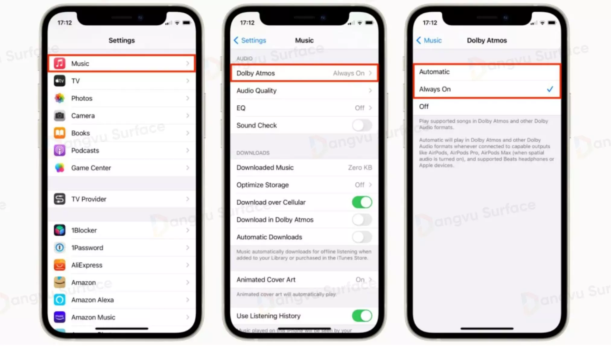 Bật Dolby Atmos dễ dàng trên thiết bị iOS